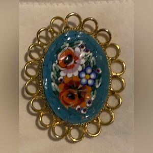 Micro Mosaic Brooch